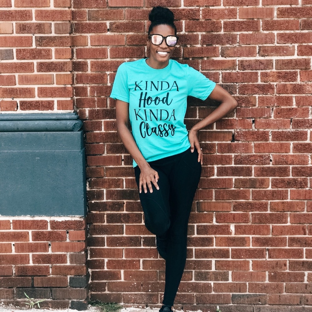 SALE! 1/2 Classy, 1/2 Hood T-Shirt - Picture 3 of 5